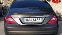 7 199 р. Лип спойлер AMG Mercedes-Benz CLS class C219 (2004-2011) (Неокрашенный)  с доставкой в г. Кемерово. Увеличить фотографию 3