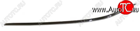1 399 р. Левый молдинг на передний бампер (до рестайлинг) SAT (хром) Mercedes-Benz S class W220 (1998-2005) (Неокрашенный)  с доставкой в г. Кемерово