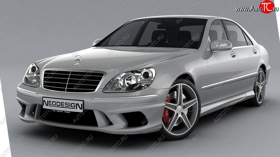 19 999 р. Пороги накладки Neodesign Mercedes-Benz S class W220 (1998-2005)  с доставкой в г. Кемерово