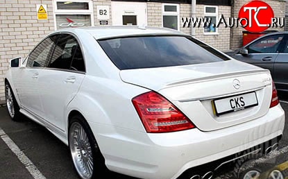 5 099 р. Козырёк на заднее стекло AMG Mercedes-Benz S class W221 (2006-2013) (Неокрашенный)  с доставкой в г. Кемерово
