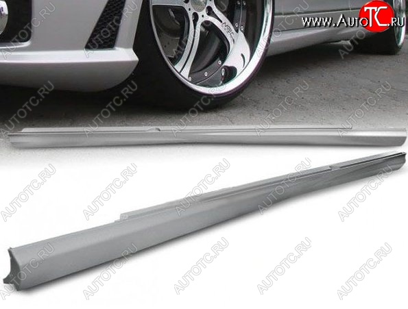 27 349 р. Пороги накладки AMG Style Mercedes-Benz S class W221 (2006-2013) (Неокрашенные)  с доставкой в г. Кемерово