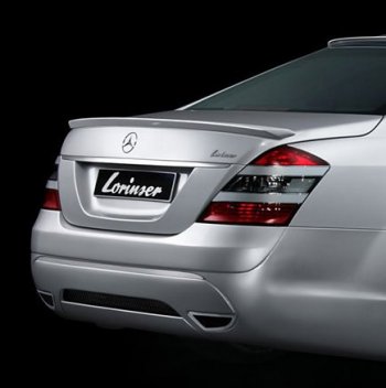 3 149 р. Лип спойлер АВТОКРАТ  Mercedes-Benz S class  5 W221 (2005-2009) седан дорестайлинг (Неокрашенный)  с доставкой в г. Кемерово. Увеличить фотографию 2