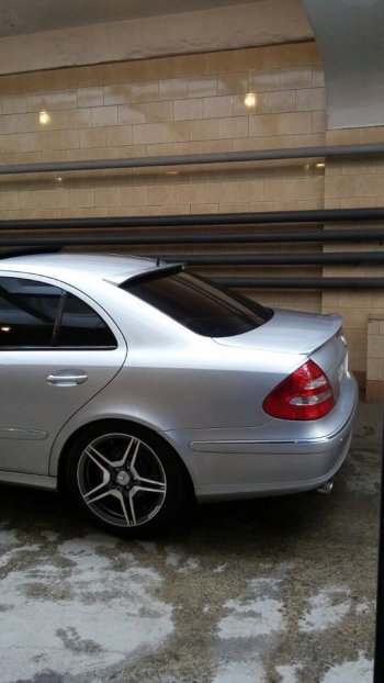 3 149 р. Лип спойлер АВТОКРАТ  Mercedes-Benz S class  5 W221 (2005-2009) седан дорестайлинг (Неокрашенный)  с доставкой в г. Кемерово. Увеличить фотографию 3