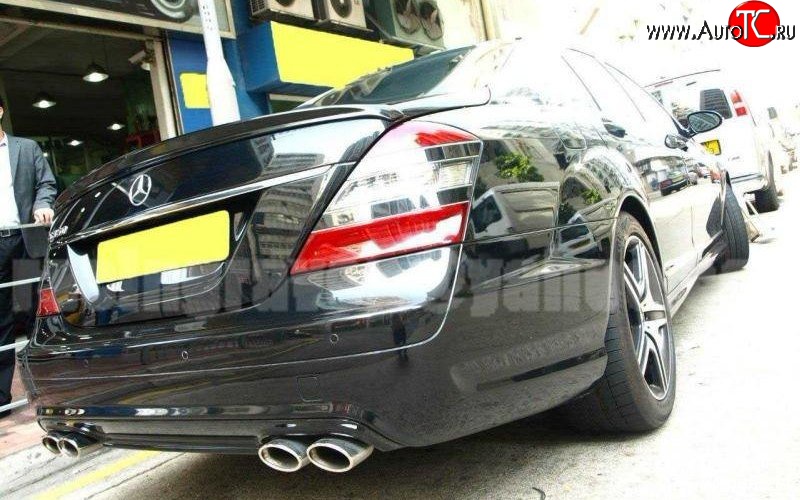 9 699 р. Лип спойлер Lorinser V2 Mercedes-Benz S class W221 (2006-2013)  с доставкой в г. Кемерово