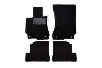 Текстильные коврики салона Klever Standart седан Mercedes-Benz S class W221 (2006-2013) (Черные)