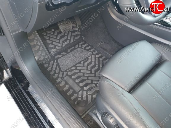 1 639 р. Коврики салона Aileron (3D с подпятником)  Mercedes-Benz B-Class  W247 (2018-2025) хэтчбэк  с доставкой в г. Кемерово