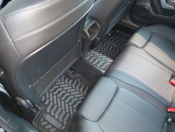 1 639 р. Коврики салона Aileron (3D с подпятником)  Mercedes-Benz B-Class  W247 (2018-2025) хэтчбэк  с доставкой в г. Кемерово. Увеличить фотографию 2