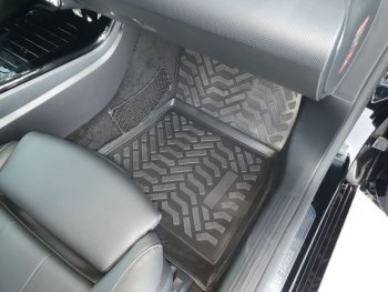 1 639 р. Коврики салона Aileron (3D с подпятником)  Mercedes-Benz B-Class  W247 (2018-2025) хэтчбэк  с доставкой в г. Кемерово. Увеличить фотографию 3
