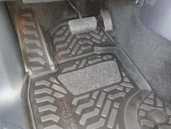 Коврики салона Aileron (3D с подпятником) Mercedes-Benz X class  W470 (2017-2020)