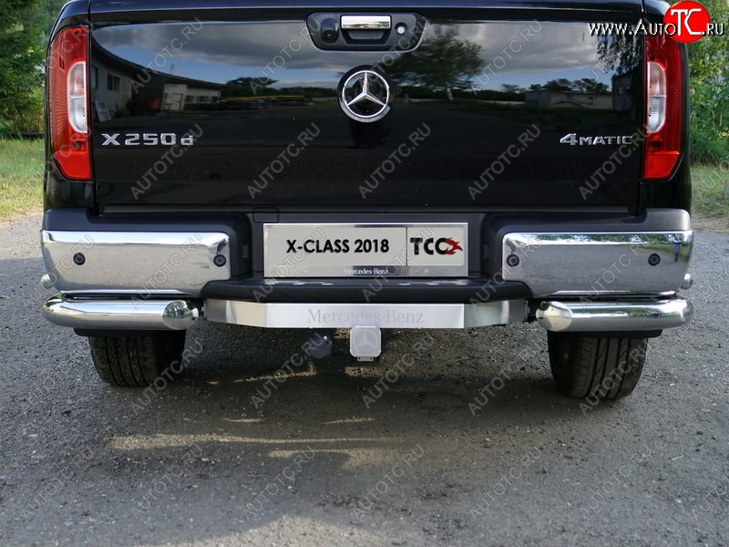 22 949 р. Фаркоп (тягово-сцепное устройство) TCC ((надпись Mercedes-Benz)  Mercedes-Benz X class  W470 (2017-2020) (Оцинкованный, шар E - нержавейка)  с доставкой в г. Кемерово