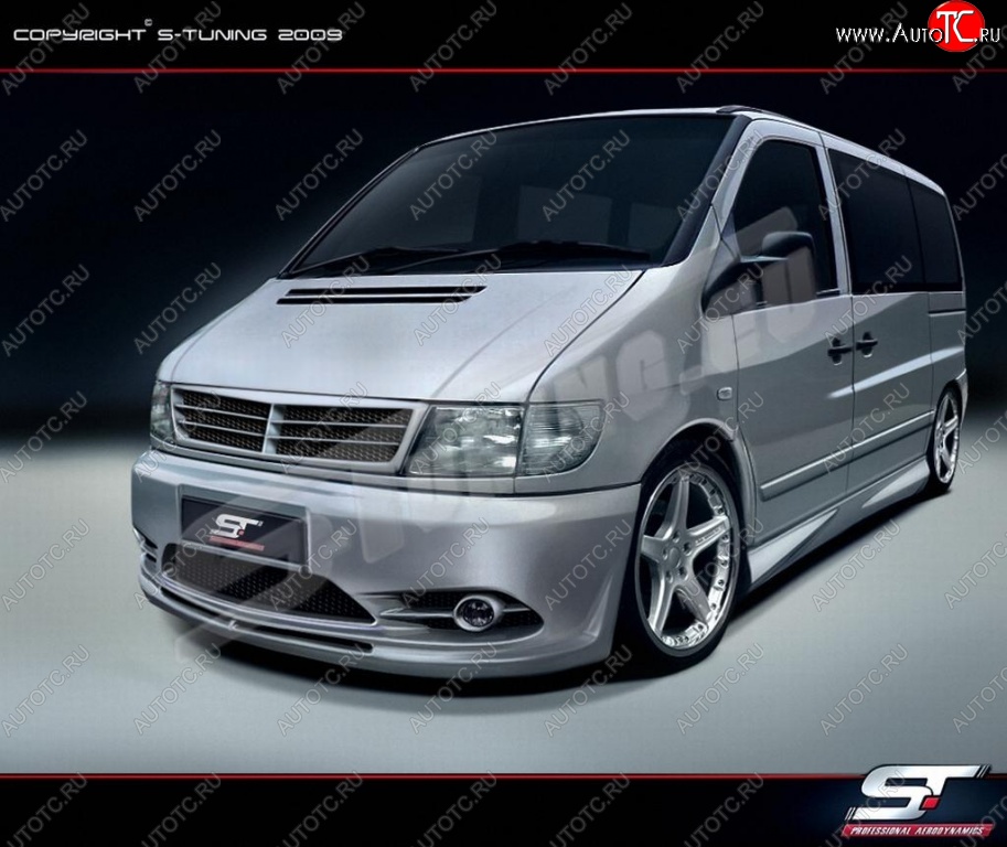 14 199 р. Пороги накладки Wild Mercedes-Benz Vito W638 (1996-2003)  с доставкой в г. Кемерово