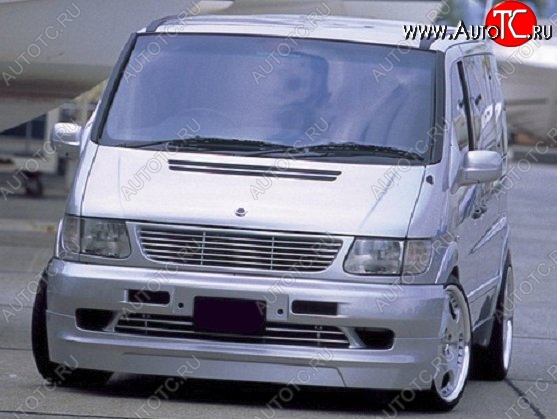 4 199 р. Решётка радиатора CT Mercedes-Benz Vito W638 (1996-2003) (Неокрашенная)  с доставкой в г. Кемерово
