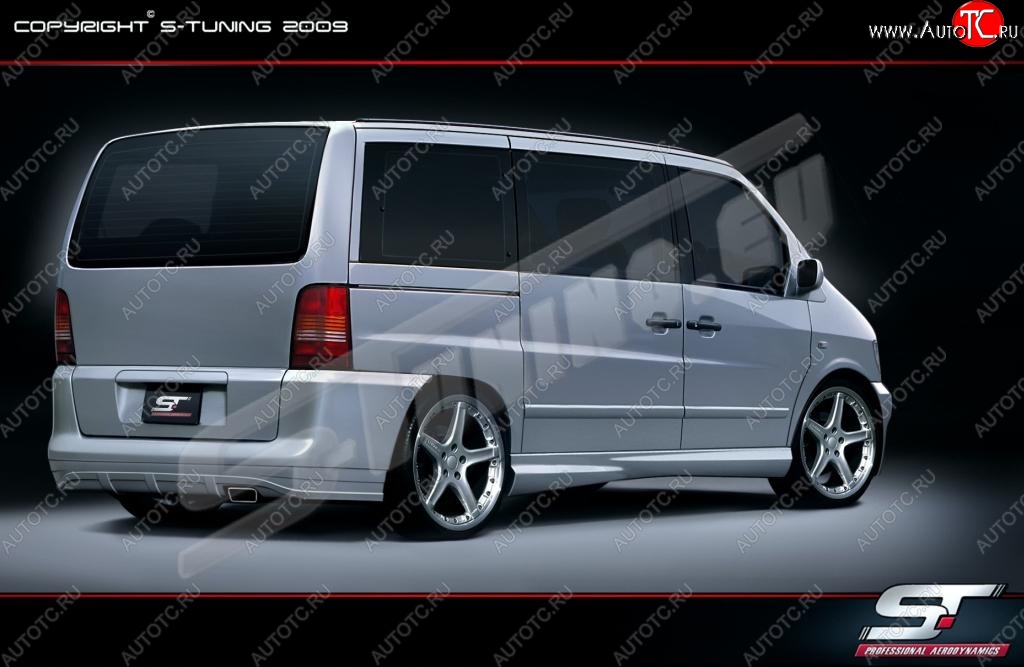 23 969 р. Задний бампер Wild Mercedes-Benz Vito W638 (1996-2003)  с доставкой в г. Кемерово