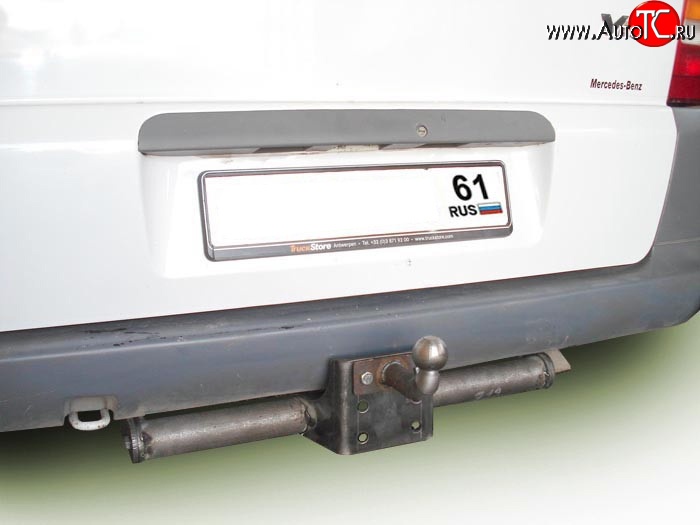 57 999 р. Фаркоп Лидер Плюс (до 1200 кг) Mercedes-Benz Vito W638 (1996-2003) (Без электропакета)  с доставкой в г. Кемерово