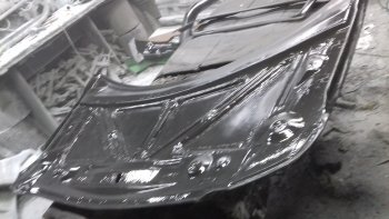 12 899 р. Капот стеклопластиковый Jaguar Mercedes-Benz Vito W639 дорестайлинг (2003-2010)  с доставкой в г. Кемерово. Увеличить фотографию 3