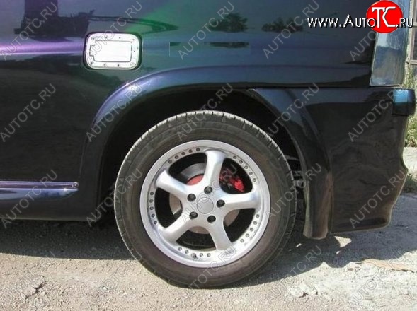 3 749 р. Накладки на задний бампер CT Mercedes-Benz Vito W639 дорестайлинг (2003-2010) (Неокрашенная)  с доставкой в г. Кемерово