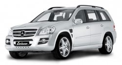 22 499 р. Пластиковые пороги Lorinser Mercedes-Benz GL class X164 дорестайлинг (2006-2009) (Неокрашенные)  с доставкой в г. Кемерово. Увеличить фотографию 2