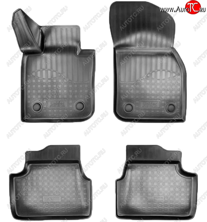 2 289 р. Коврики салонные Noplast (3D) Mini Hatch F55 хэтчбэк 5 дв. (2014-2025) (Черные)  с доставкой в г. Кемерово