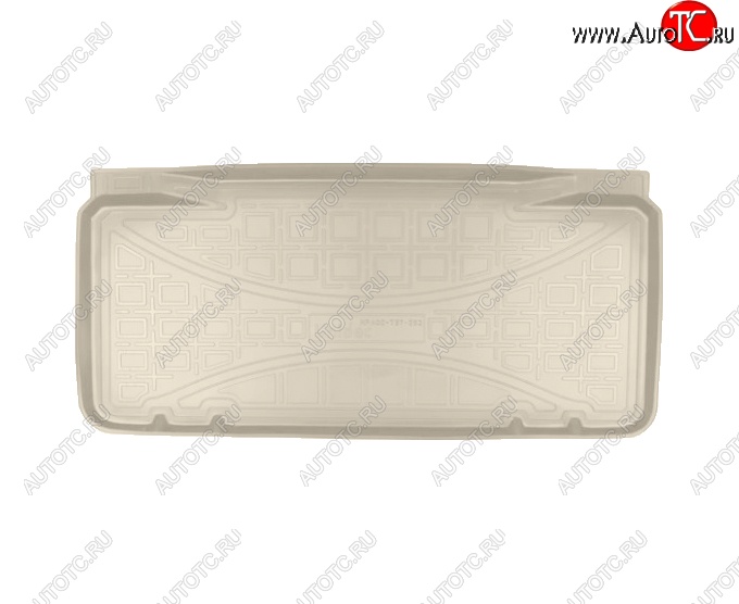 1 379 р. Коврик в багажник Norplast (на нижнюю полку)  Mini Hatch  F56 (2013-2025) хэтчбэк 3 дв. (Бежевый)  с доставкой в г. Кемерово