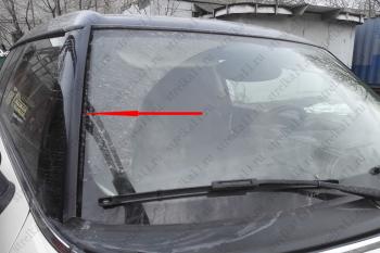 2 239 р. Водостоки (дефлектора) лобового стекла Стрелка 11  Mini Cooper (2006-2014)  с доставкой в г. Кемерово. Увеличить фотографию 2