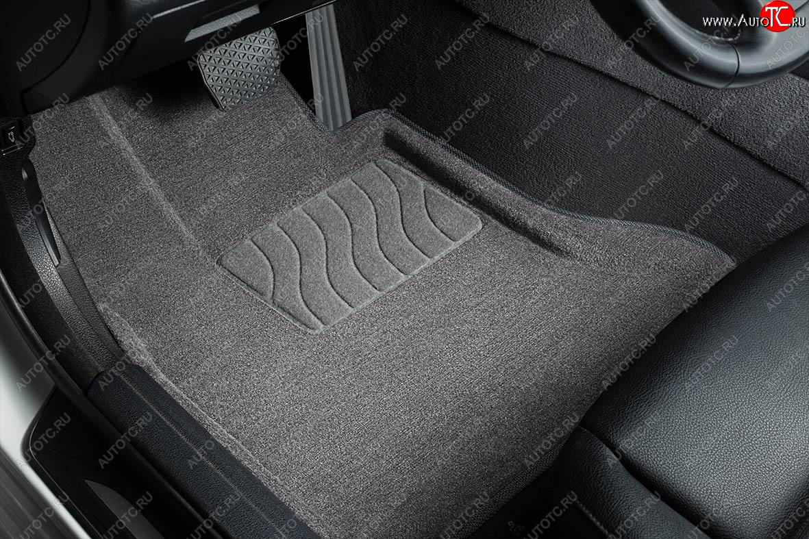 7 649 р. Коврики в салон SEINTEX 3D ВОРС (комплект) Skoda Karoq NU7 рестайлинг (2020-2025) (Цвет: серый)  с доставкой в г. Кемерово