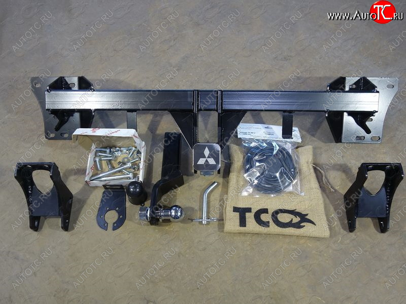 19 999 р. Фаркоп (тягово-сцепное устройство) TCC  Mitsubishi Eclipse Cross  GK (2017-2021) дорестайлинг (Оцинкованный, шар E - нержавейка)  с доставкой в г. Кемерово