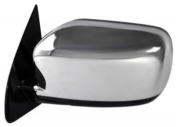 Боковое левое зеркало заднего вида SAT (левое, 3 контакта, хром) Mitsubishi Airtek - Outlander  CU