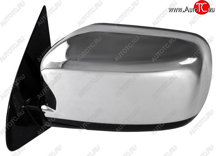 4 849 р. Боковое левое зеркало заднего вида SAT (левое, 3 контакта, хром) Mitsubishi Outlander CU (2003-2009) (Неокрашенное)  с доставкой в г. Кемерово