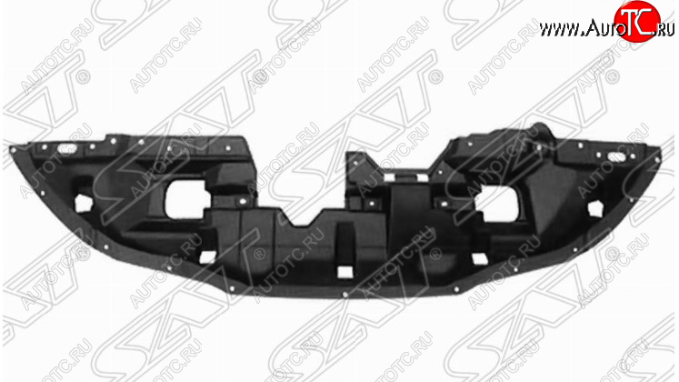 1 599 р. Защита двигателя (пыльник) SAT  Mitsubishi ASX (2010-2020) дорестайлинг, 1-ый рестайлинг, 2-ой рестайлинг (Передняя)  с доставкой в г. Кемерово