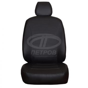 4 749 р. Чехлы сидений (экокожа, Invite, Intense) ПЕТРОВ Орегон Mitsubishi ASX дорестайлинг (2010-2012) (черный)  с доставкой в г. Кемерово. Увеличить фотографию 2