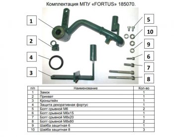 11 749 р. Замок КПП FORTUS (AT)  Mitsubishi ASX (2017-2020) 2-ой рестайлинг  с доставкой в г. Кемерово. Увеличить фотографию 3