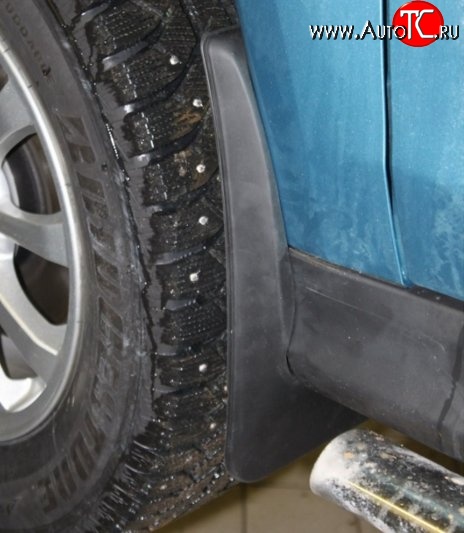 2 379 р. Передние брызговики NovLine 2 шт. Mitsubishi ASX дорестайлинг (2010-2012)  с доставкой в г. Кемерово