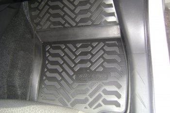 1 599 р. Коврики салона Aileron (3D с подпятником)  Mitsubishi ASX (2010-2020) дорестайлинг, 1-ый рестайлинг, 2-ой рестайлинг  с доставкой в г. Кемерово. Увеличить фотографию 3