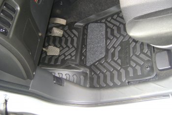 1 599 р. Коврики салона Aileron (3D с подпятником)  Mitsubishi ASX (2010-2020) дорестайлинг, 1-ый рестайлинг, 2-ой рестайлинг  с доставкой в г. Кемерово. Увеличить фотографию 6