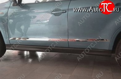 4 399 р. Молдинги CT Mitsubishi ASX дорестайлинг (2010-2012) (Неокрашенные)  с доставкой в г. Кемерово