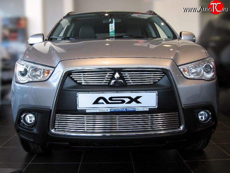5 799 р. Декоративная вставка решетки радиатора Berkut Mitsubishi ASX дорестайлинг (2010-2012)  с доставкой в г. Кемерово