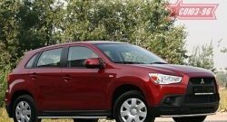 Защита переднего бампера одинарная Souz-96 (d42) Mitsubishi ASX (2010-2012) дорестайлинг