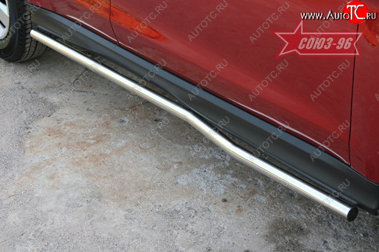 8 459 р. Защита порогов Souz-96 (d42) Mitsubishi ASX дорестайлинг (2010-2012)  с доставкой в г. Кемерово