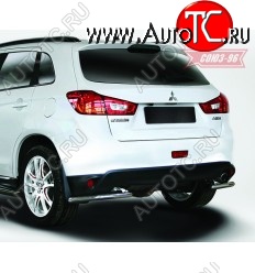 7 109 р. Защита заднего бампера уголки d42 Souz-96 Mitsubishi ASX 1-ый рестайлинг (2013-2016)  с доставкой в г. Кемерово