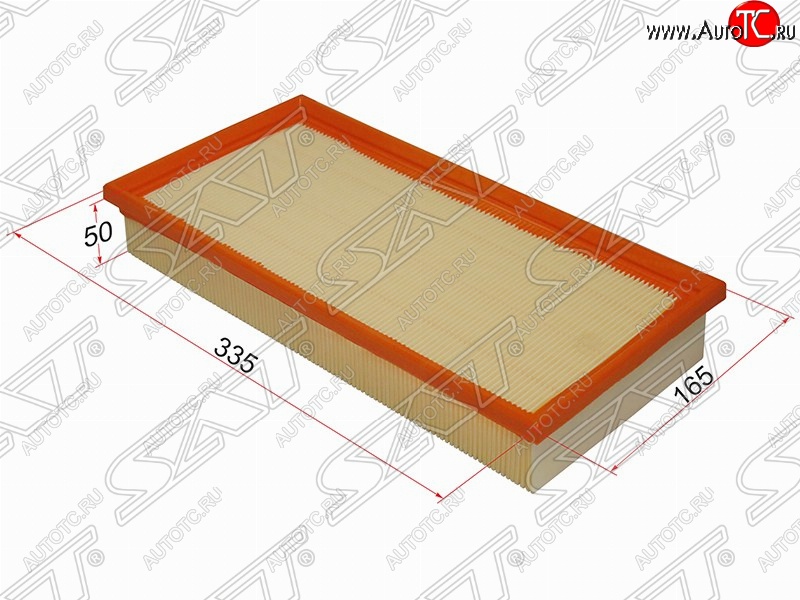 339 р. Фильтр воздушный двигателя SAT (335х165х50 mm).  Mitsubishi Carisma - Space Wagon  N94W  с доставкой в г. Кемерово