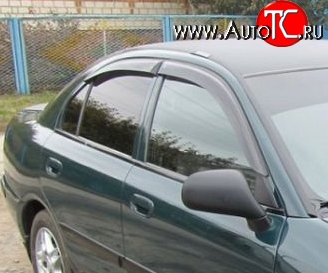999 р. Комплект дефлекторов окон (ветровиков) 4 шт. (седан) Russtal Mitsubishi Carisma (1999-2004)  с доставкой в г. Кемерово
