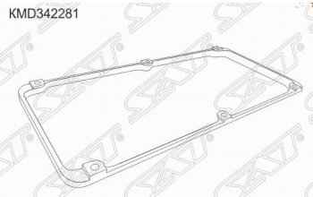 182 р. Прокладка клапанной крышки SAT (4G13, 4G15 00-, CS1A / CS2A) BYD F3 седан (2005-2014)  с доставкой в г. Кемерово. Увеличить фотографию 1