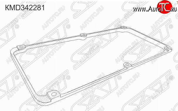 182 р. Прокладка клапанной крышки SAT (4G13, 4G15 00-, CS1A / CS2A) BYD F3 седан (2005-2014)  с доставкой в г. Кемерово