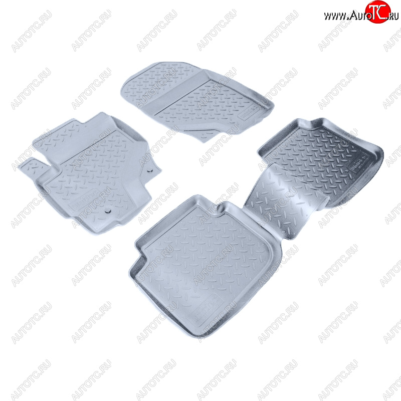 2 599 р. Коврики салона Norplast Unidec  Mitsubishi Colt ( Z20, Z30 хэтчбэк 3 дв.,  Z30) (2002-2009) дорестайлинг, хэтчбэк 5 дв. дорестайлинг (Цвет: серый)  с доставкой в г. Кемерово
