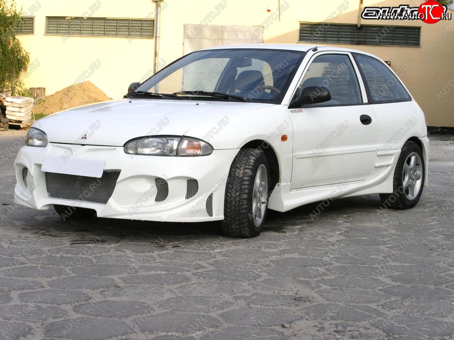 16 299 р. Пороги накладки Auto-R Mitsubishi Colt CJ0 хэтчбэк 3 дв. (1995-2003)  с доставкой в г. Кемерово
