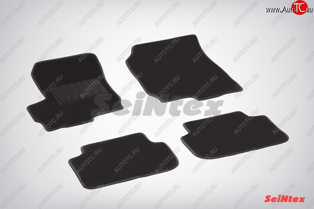 2 899 р. Износостойкие коврики в салон SeiNtex Premium LUX 4 шт. (ворсовые)  Mitsubishi Colt ( Z20, Z30 хэтчбэк 3 дв.,  Z30) (2002-2009) дорестайлинг, хэтчбэк 5 дв. дорестайлинг  с доставкой в г. Кемерово