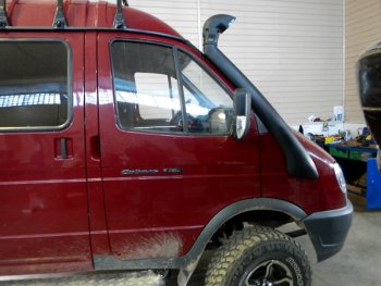 3 749 р. Шноркель Автовентури ГАЗ Соболь 2752 дорестайлинг цельнометаллический фургон (1998-2002)  с доставкой в г. Кемерово. Увеличить фотографию 3