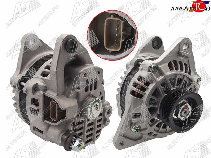 17 749 р. Генератор (1.3/1.6 4G13/4G92, 12V 80A) AS-PL Mitsubishi Galant 9 седан (2004-2009)  с доставкой в г. Кемерово