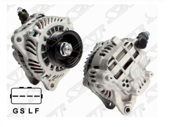 Генератор (2.4/4G69, 12V 120A) SAT Mitsubishi Lancer 9 CS седан 1-ый рестайлинг (2003-2005)