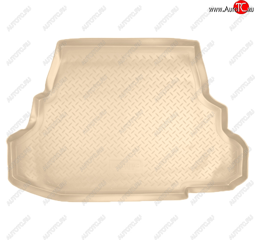 2 299 р. Коврик багажника Norplast Unidec  Mitsubishi Galant  9 (2004-2009) седан (Цвет: бежевый)  с доставкой в г. Кемерово
